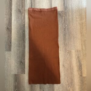 ASOS Brown Midi Skirt